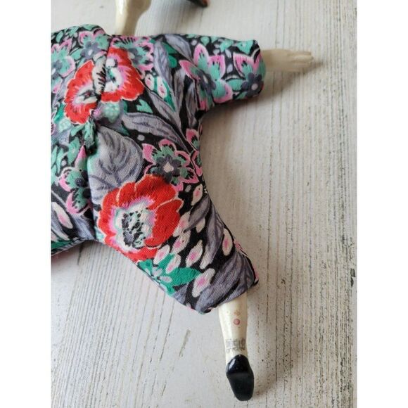 Poupee doll gray flower - Picture 2 of 7